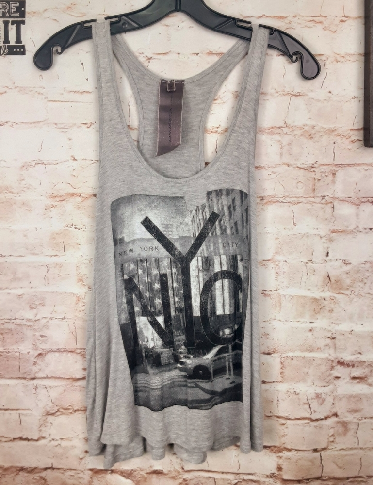 🔥super cut loose fit NYC Tank🔥Flash Sale🔥